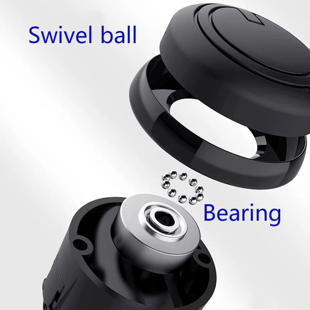 Turning Steering Wheel Booster 360° Rotation Spinner Knob Metal Bearing Power Handle Ball Shaped