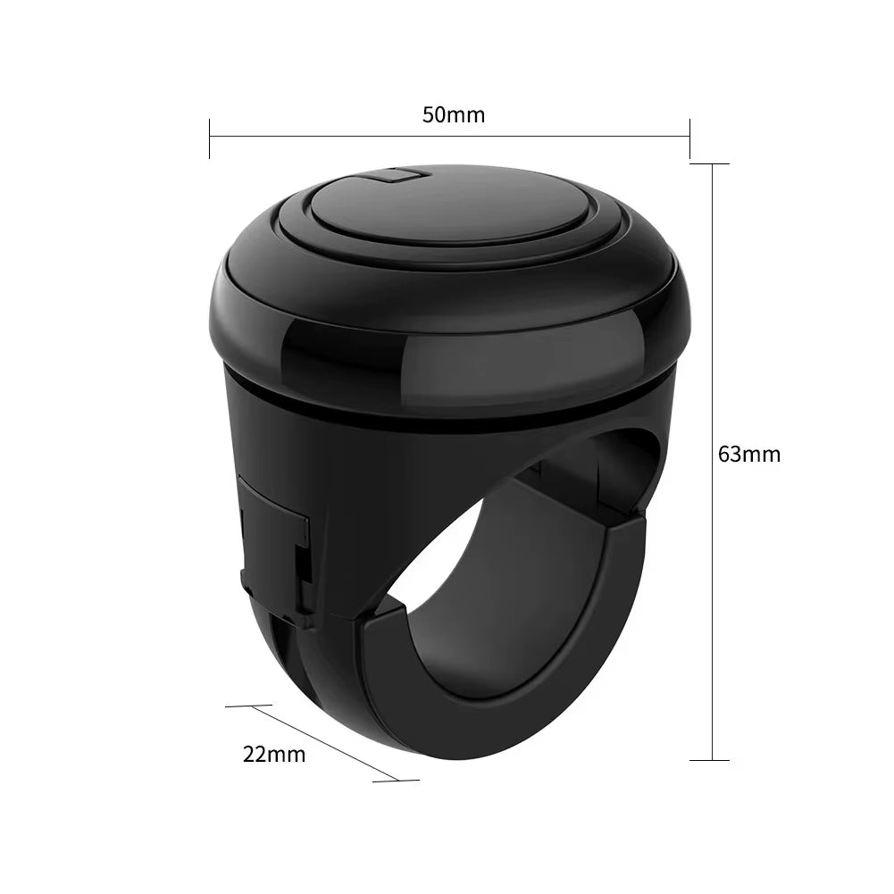 Turning Steering Wheel Booster 360° Rotation Spinner Knob Metal Bearing Power Handle Ball Shaped