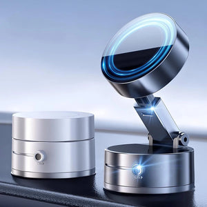 Drive Safer in Seconds – 360° Magnetic Phone Holder with Strong Vacuum Grip