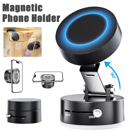 Soporte Magnetico De Celular, Para Carro, Vacio De Doble Cara Tiktok 360 Grados