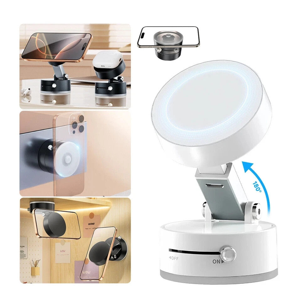 Soporte Magnetico De Celular, Para Carro, Vacio De Doble Cara Tiktok 360 Grados